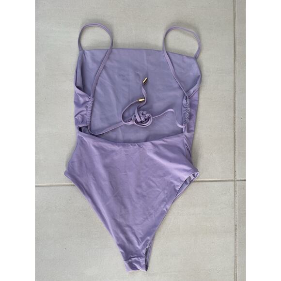 Saie by LA Porte Swim One Piece Swimsuit Strappy Swimwear - Picture 6 of 9